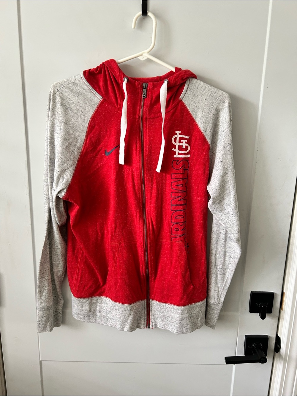 Nike St. Louis Cardinals Red & Gray Full-Zip Hoodie
